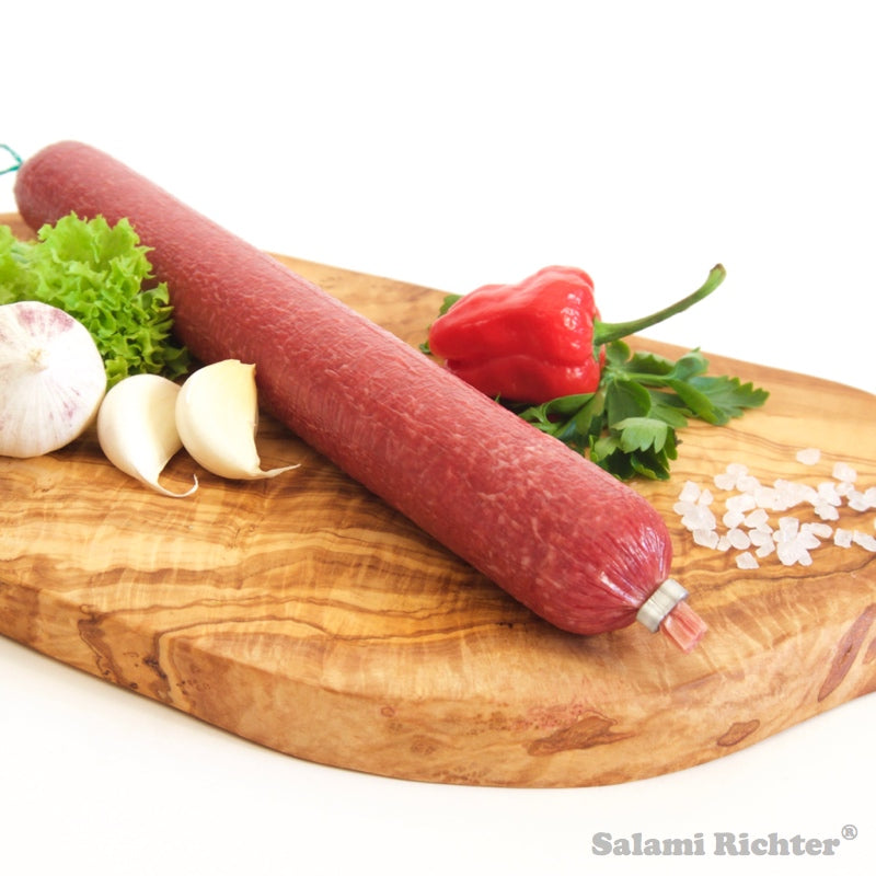 Knoblauch Salami