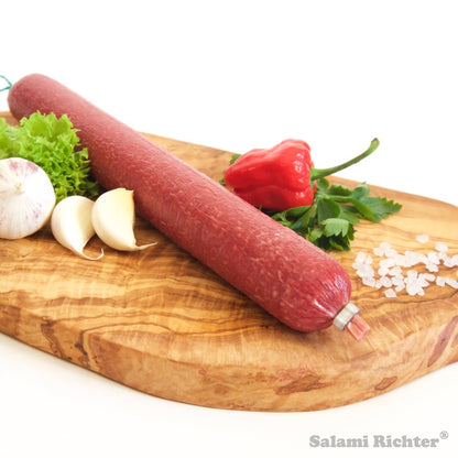 Knoblauch Salami
